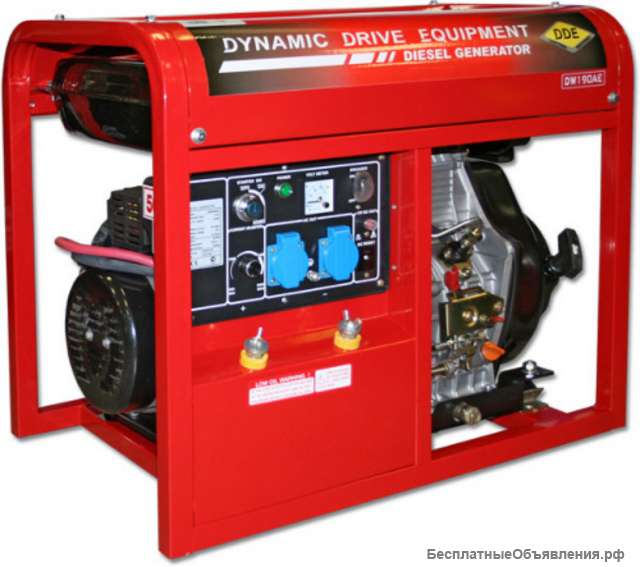 Сварочный генератор дизельный DDE ddw190ae (2000Вт)