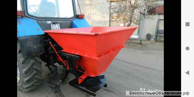 Вспашка земли плугом и дисковой бороной, фрезеровка почвы трактором МТЗ