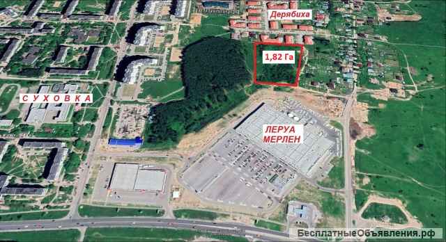 Участок пром. земли 1,82 Га в Иванове (Суховка)
