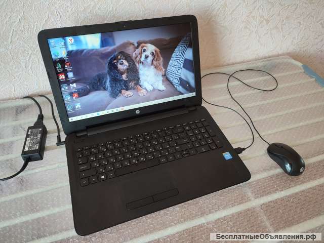 Рабочий ноутбук HP 15AC-000er