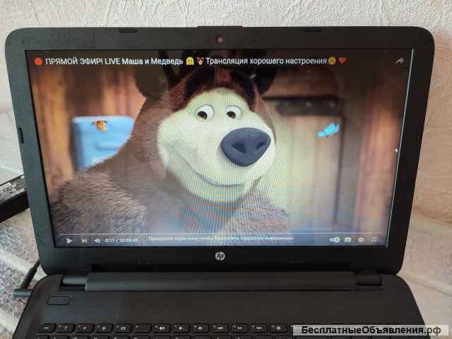 Рабочий ноутбук HP 15AC-000er