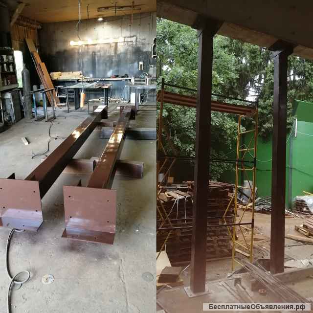 Изготовление лестниц, металлоконструкций