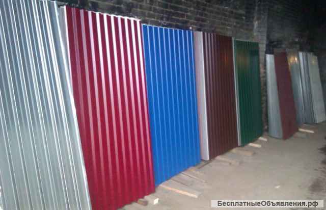 Профлист оценкованный, крашенный