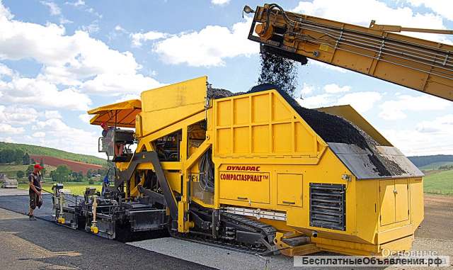 Асфалтирование площадок дороги