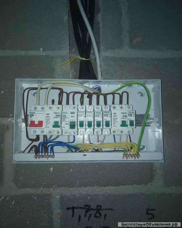 Электромонтаж в квартирах, офисах в городе Уссурийск