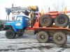 Лесовозный автопоезд Урал 2016 г.в. с манипулятором Омтл-97+ прицеп роспуск