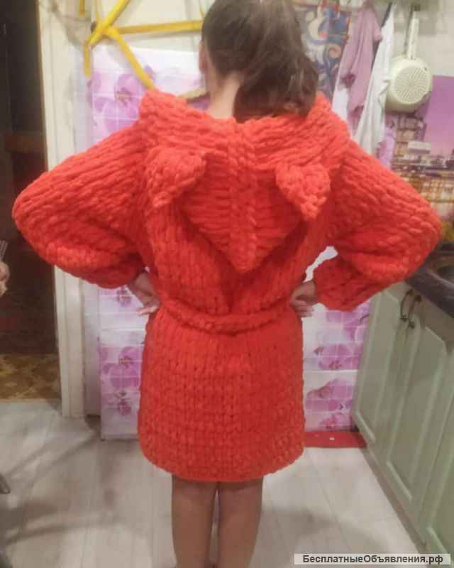 Халат женский плюшевый