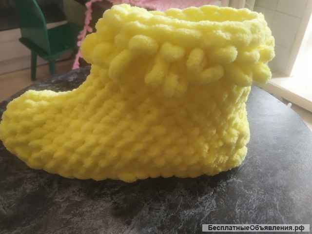 Угги плюшевые