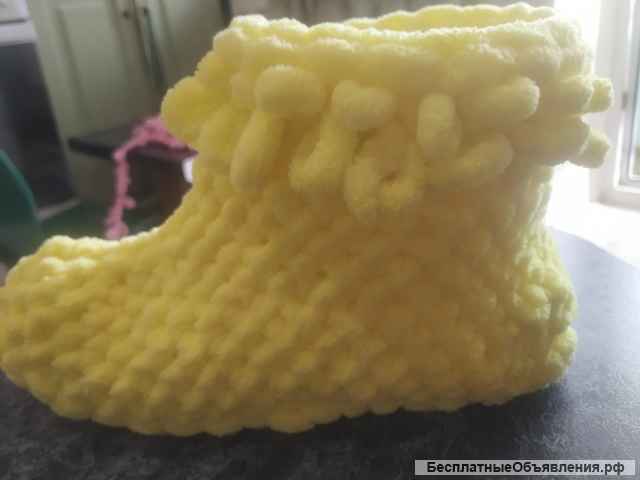 Угги плюшевые