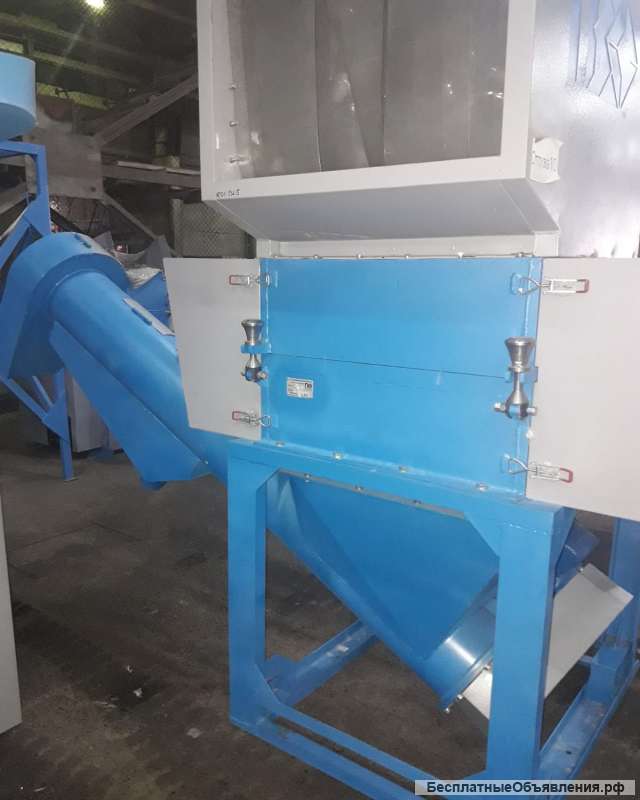 Дробилка ПЭТ бутылок и канистр PZO -600 - DM