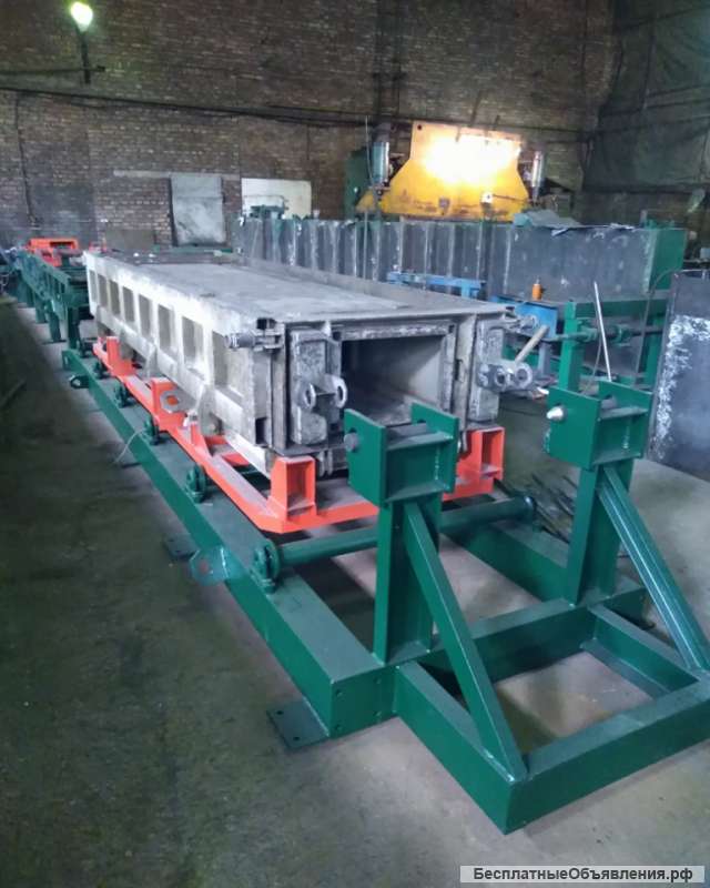 Оборудование для объемного формования вентблоковБВ28-1, БВ33.93: формы, стенды, установки выпрессовк