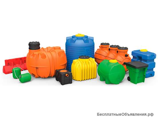 Емкости для воды, топлива, КАС объемами от 100 до 15 000 литров