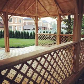 Производство прямоугольных модульных беседок