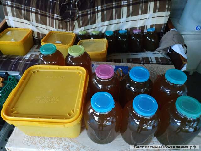 Мёд крымский натуральный пчелиный