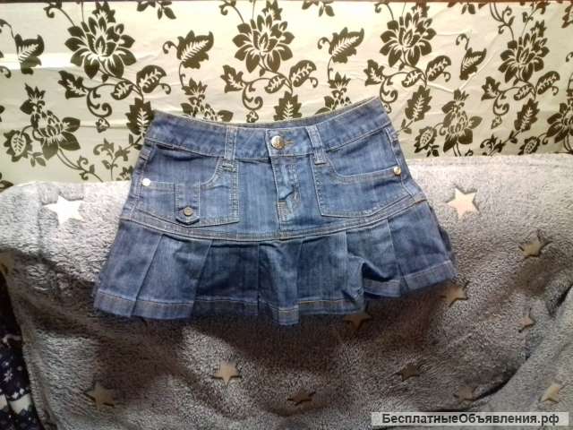 Юбка джинсовая