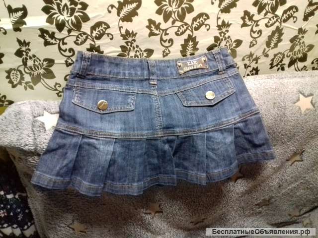 Юбка джинсовая