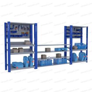 Металлический стеллаж для магазина KronVuz CT H1N3 12Х19-S2 H4 20X10 H1N2 12X19-S2