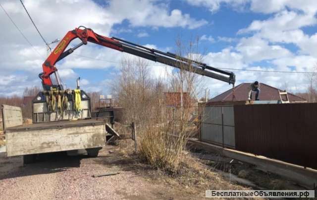 Аренда манипулятора 16 тонны в СПб