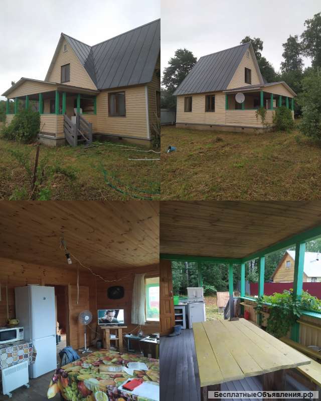 Современная новая дача 103 м2 на 12 сотках у леса, недалеко река, пруд