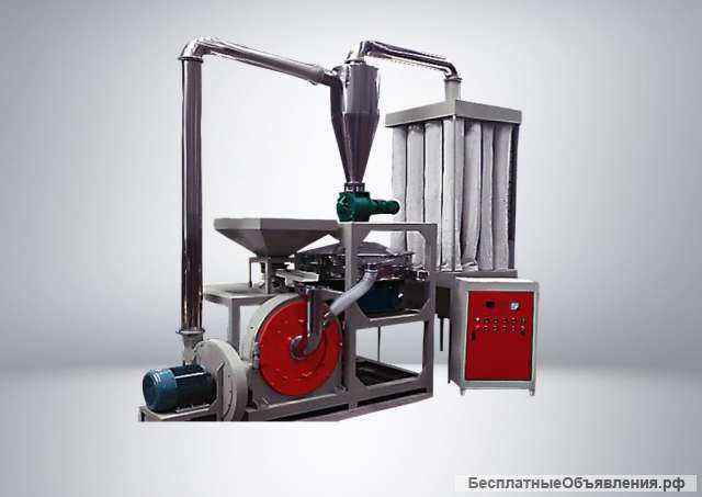 Мельница серии MF для высокотекучих полимеров ПП, ПЭ, АБС, ПС, ПВД, ПНД