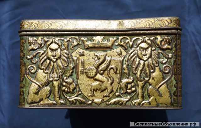 Коробка для шоколада «Т-ва Кондитерской фабрики Реномэ» в память 300-летия Дома Романовых. 1913 год