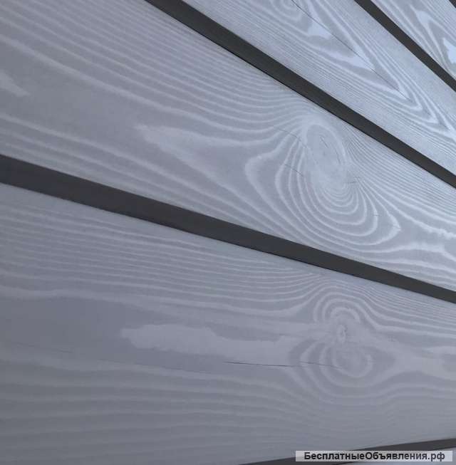 Крашеная фасадная доска - UTV с гладкой поверхность