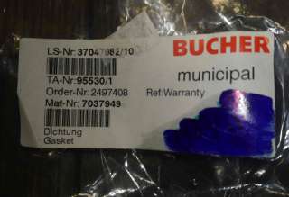 Прокладка для коммунальной техники BUCHER. арт.на упаковке 7037949