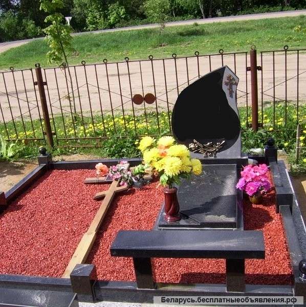 Памятник + Благоустройство-Ваза в подарок. Лида рн