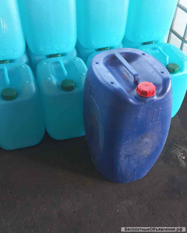 Канистры 65л б/у из-под перекиси водорода