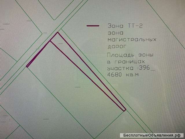 Земельногоучастка пром. назначения 2.5 га у Вантового моста