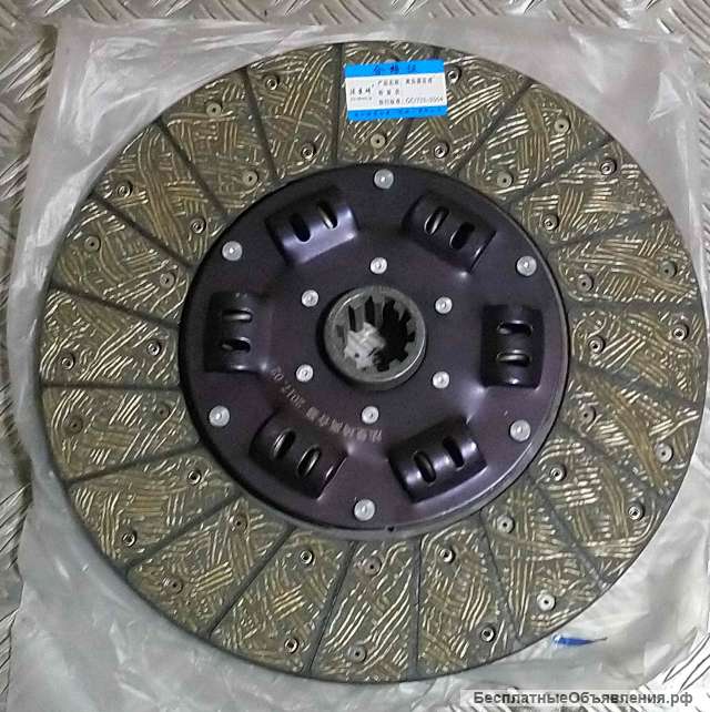 Диск сцепления BAW, для Foton, DONGFENG, JAC. Маркировка QC/T25-2004
