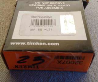 Подшипник, "Timken" заводской артикул 32007XM-90KM2