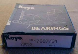 Подшипник роликовый конический, "Koyo", заводской артикул НС 17887/31