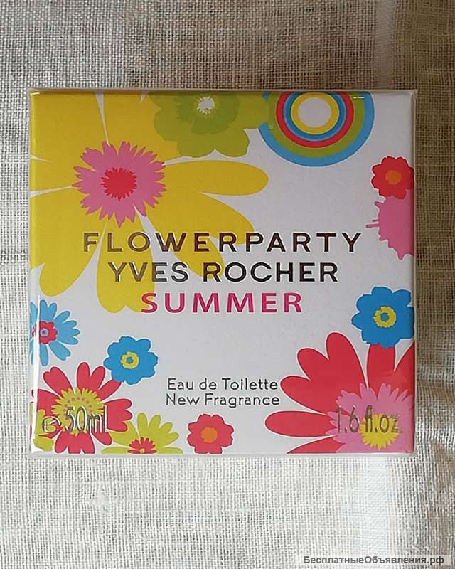 Туалетная вода "Цветочное диско Лето" / Flowerparty Summer Yves Rocher