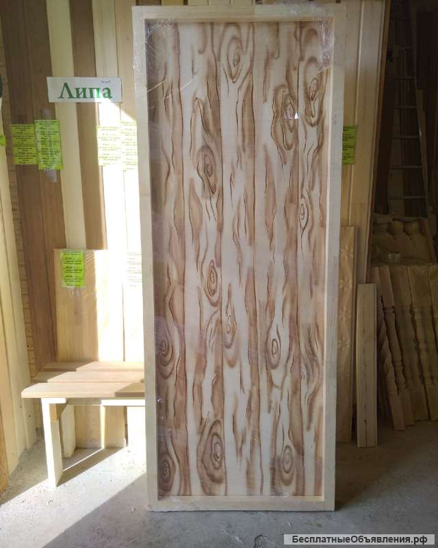 Резные, художественные двери для бани