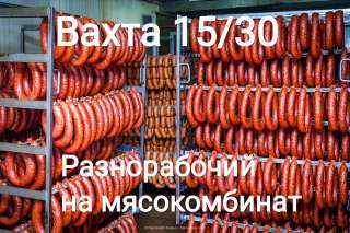 Разнорабочие на мясокомбинат
