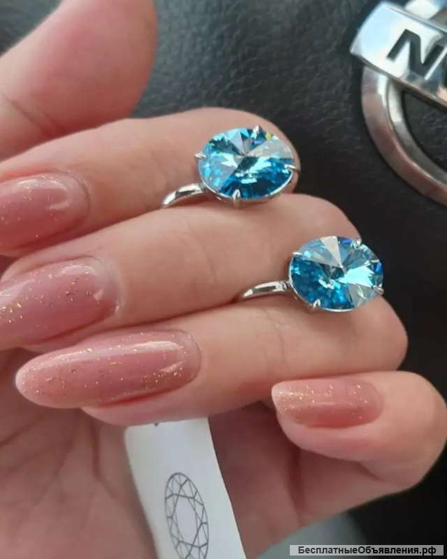 Серёжки Сваровски