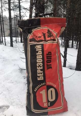 Древесный уголь в мешках 10кг оптом