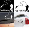 Наклейка для авто Go Fishing