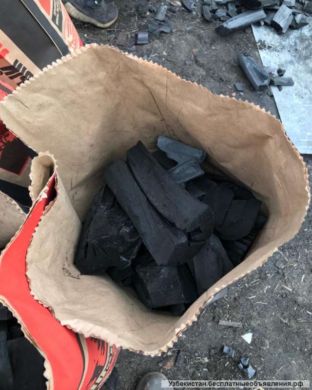 Березовый уголь 10кг оптом