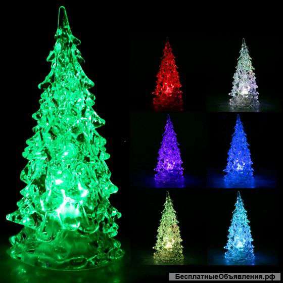 Светодиодная елка-ночник