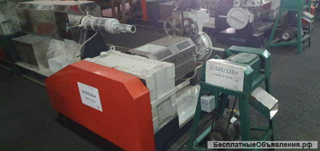 Грануляция твердых отходов линией SJ 125/125 H