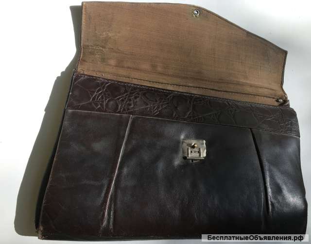 Советский винтаж: сумка-клатч дамская