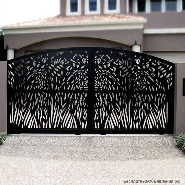 Ворота из лазерных панелей с гарантией