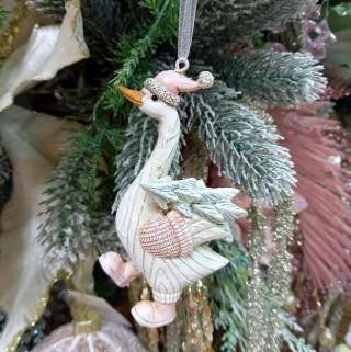 Гусь елочная игрушка