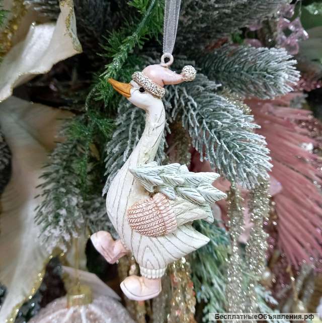 Гусь с елкой подвес