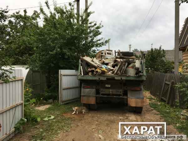 Демонтаж дачного дома и вывоз мусора ломовозом