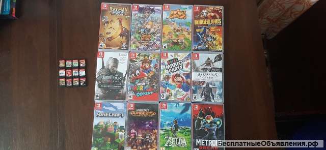 Nintendo Switch OLED с комплектующими
