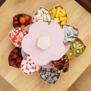 Раздвижная менажница для сухофруктов и конфет Candy Box Pattern Rotating