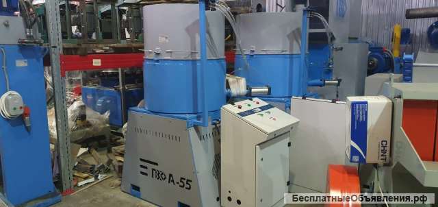 Агломератор PZO-A-75 для измельчения бутылок ПЭТ и пленки